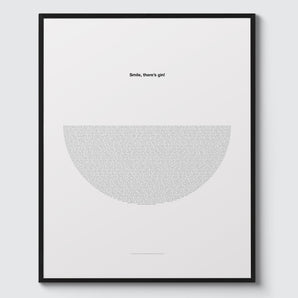 Smile, there's GIN print