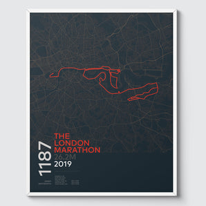 The London Marathon – personalised prints