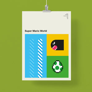 Classic Videogames – Mario World Print
