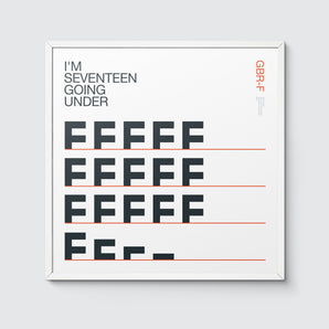 GBR Music 'F' is for Sam Fender – Seventeen Going Under print