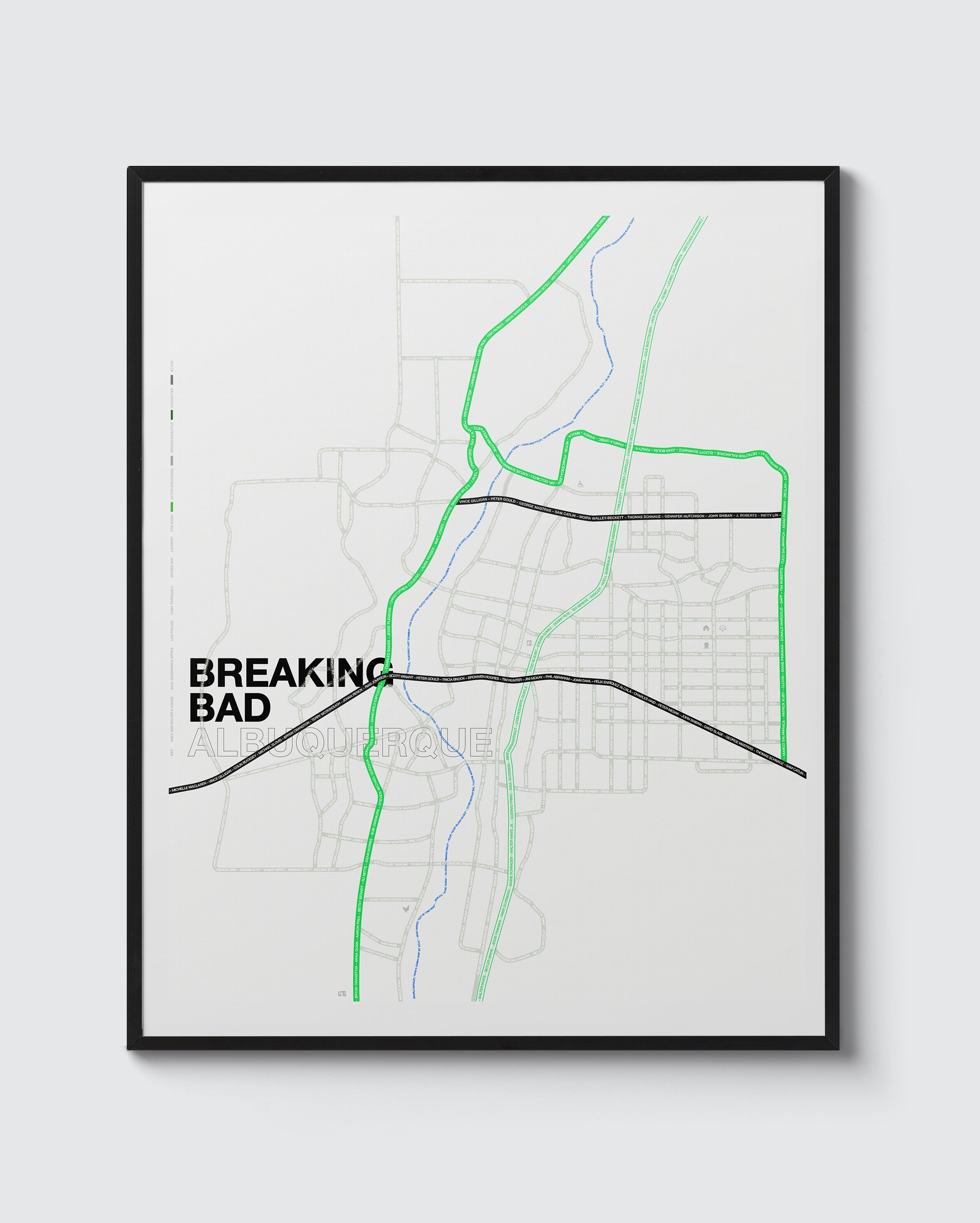 Breaking Bad, Albuquerque Print