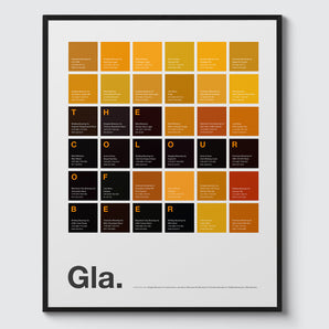Colour of Beer – City print, Glasgow