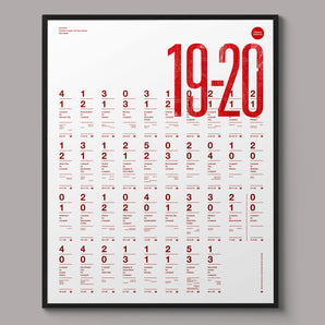 Classic season print  – Liverpool 19/20