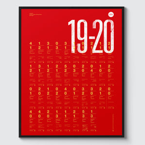 Classic season print  – Liverpool 19/20