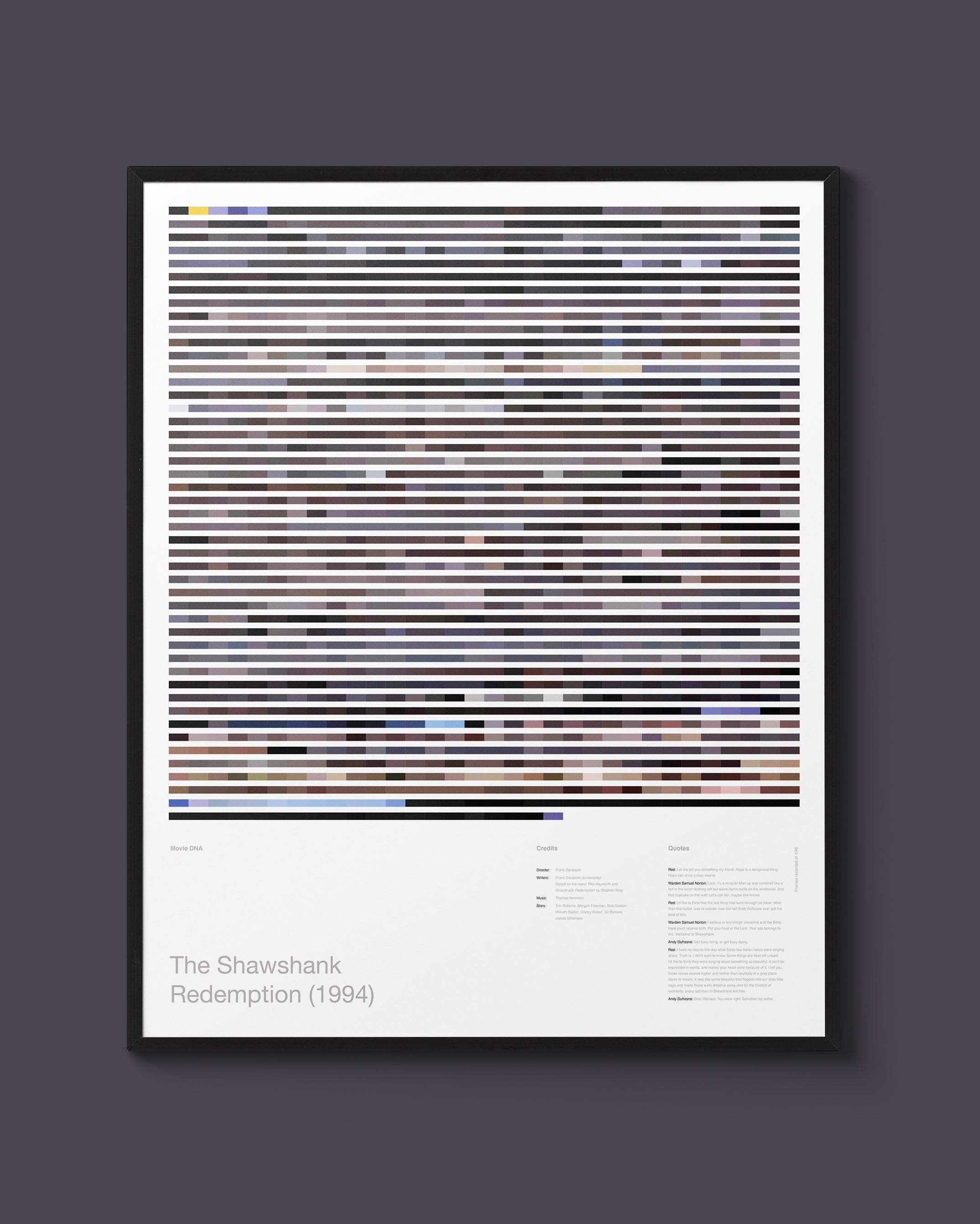 Movie DNA – Shawshank print