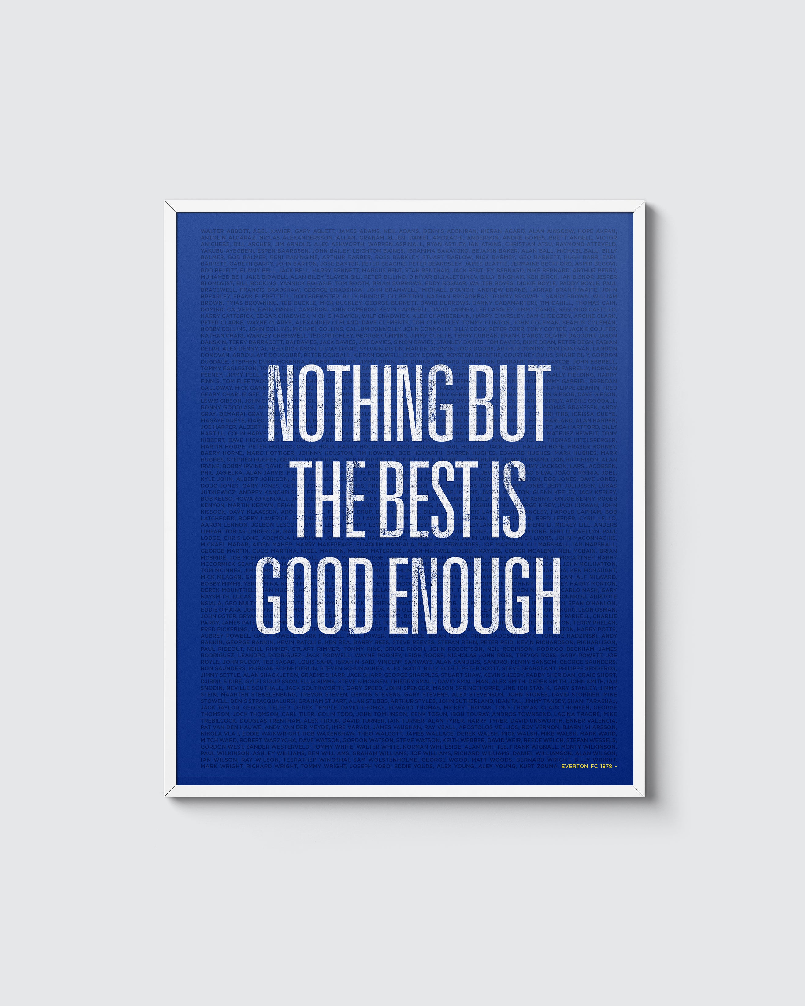 Club motto print – Everton
