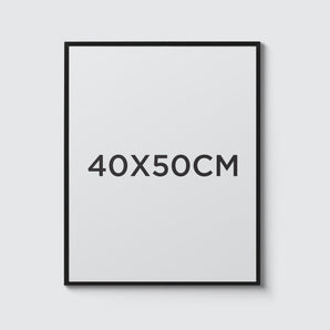 FRAMING SERVICE – 40X50CM BLACK FRAME