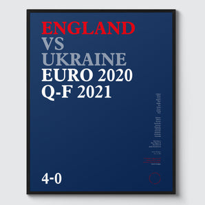 Classic match Euro 2020 – Personalised Print