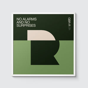 GBR Music 'R' is for Radiohead – No Surprises print