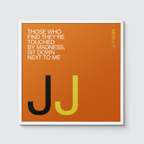 MCR Music 'J is for James' print – Sit down