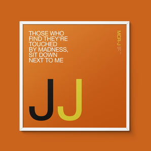 MCR Music 'J is for James' print – Sit down
