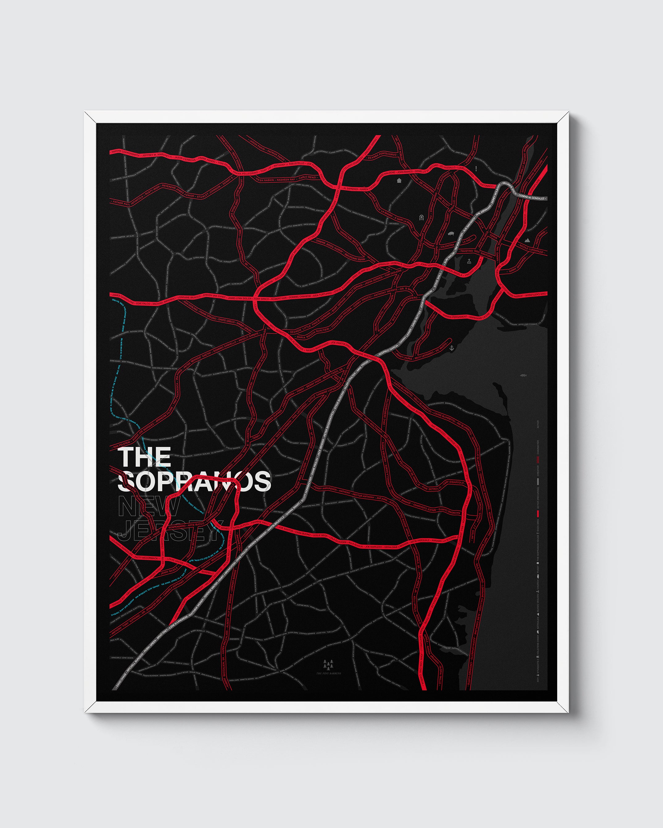 Sopranos, New Jersey – Night print